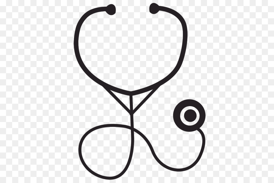 Stethoscope Heart Silhouette - cartoon stethoscope png download - 600*600 - Free Transparent Stethoscope png Download.