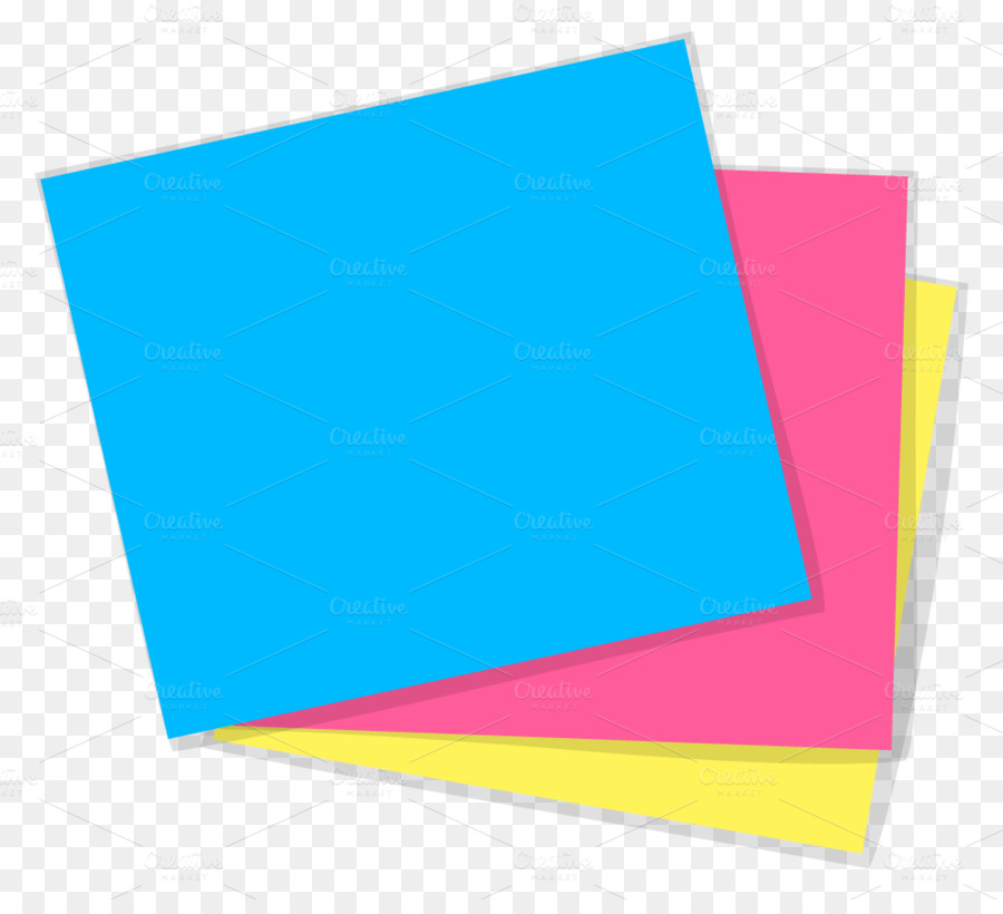 Post-it note Tracing paper - sticky notes png download - 1000*897 - Free Transparent Postit Note png Download.