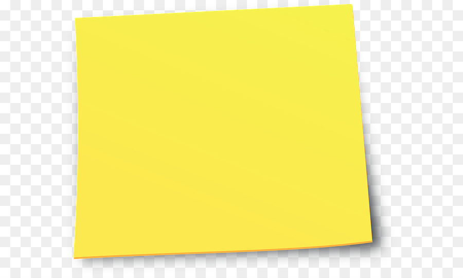 Paper Yellow Angle Font - Sticky note PNG png download - 640*533 - Free Transparent Paper png Download.