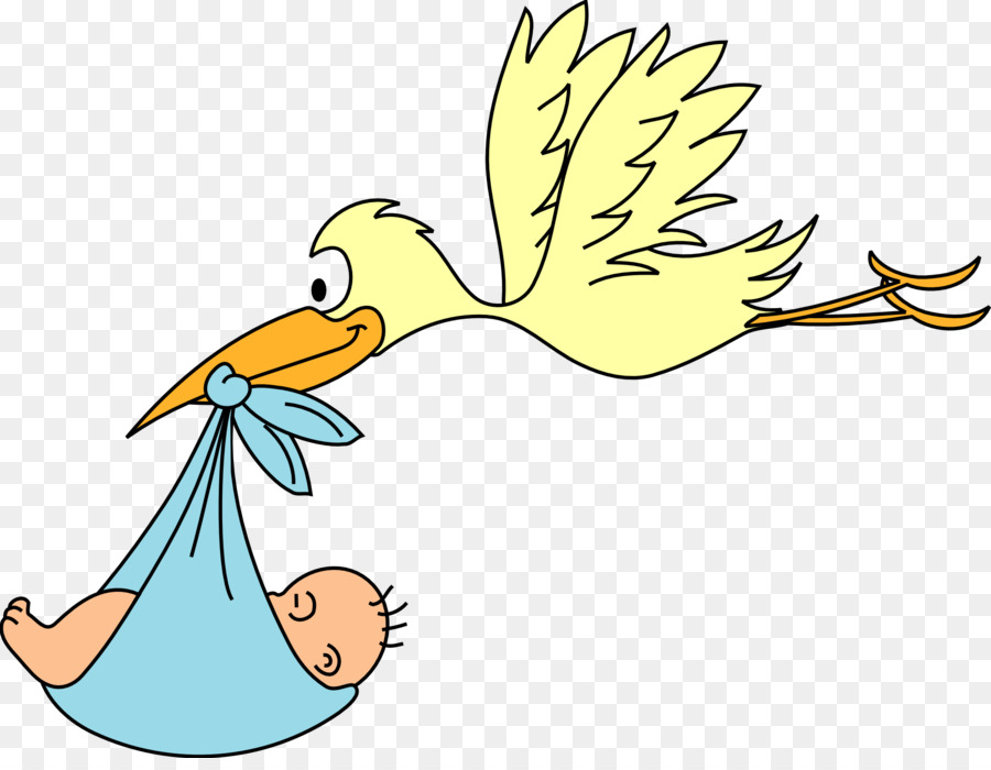 Infant White stork Clip art - New Baby Cliparts png download - 1979*1515 - Free Transparent  png Download.