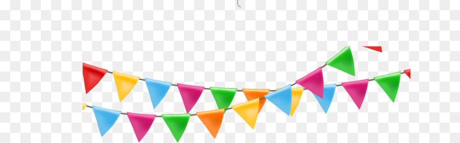 Paper Ribbon Balloon - Festival flag streamers png download - 1206*375 - Free Transparent Paper png Download.