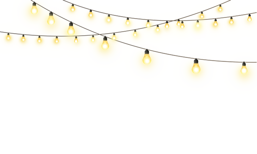 Lighting Star - Free creative pull string lights lighting png download