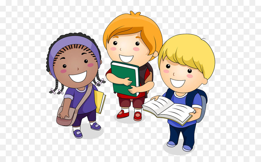 Student Cartoon Royalty-free Clip art - A student with a Book png download - 600*544 - Free Transparent Student png Download.