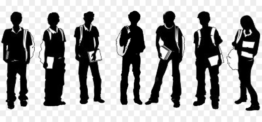 Silhouette Student Clip art - Silhouette png download - 1200*542 - Free Transparent Silhouette png Download.