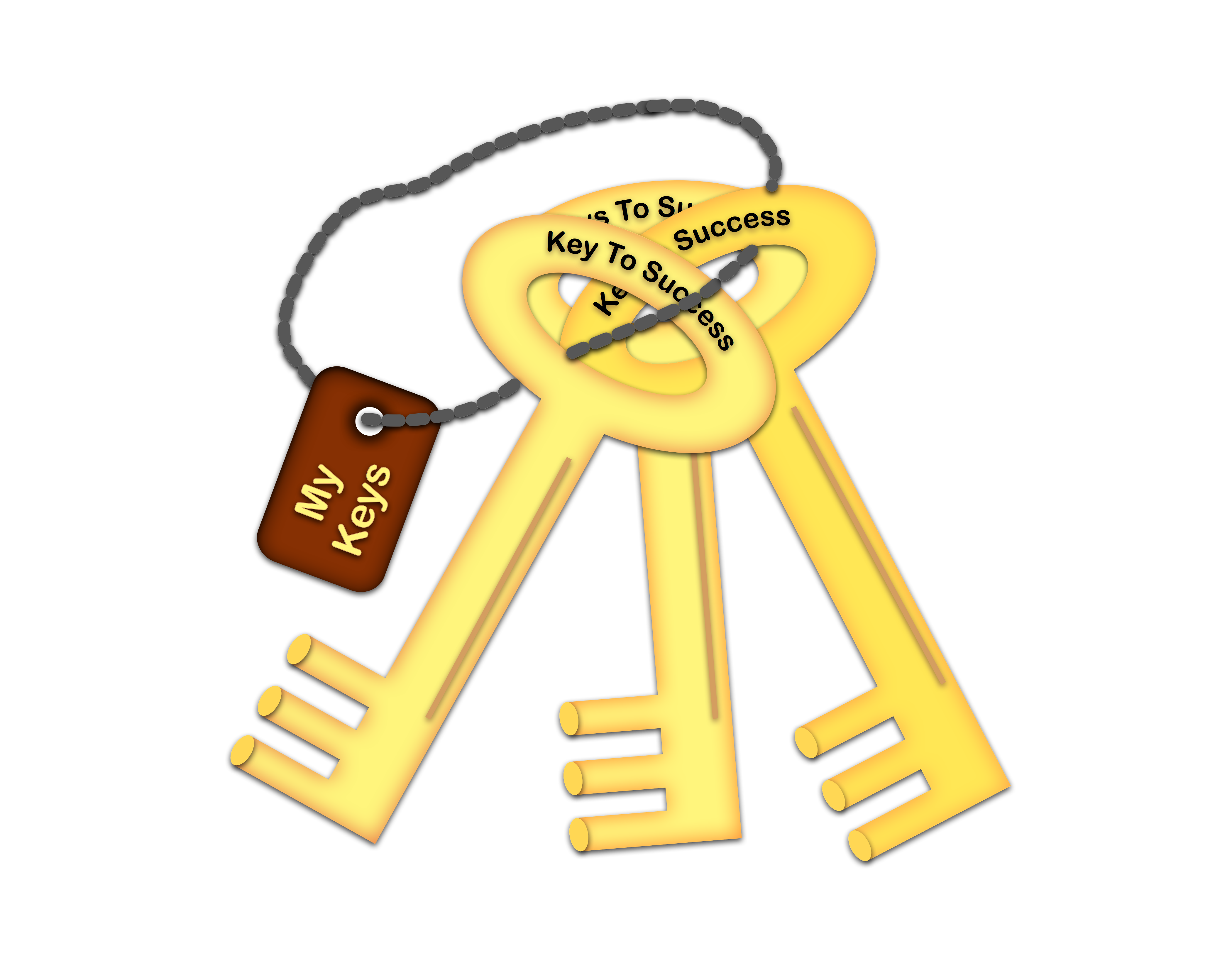 Key Chains Cartoon Clip art - success png download - 4200*3300 - Free