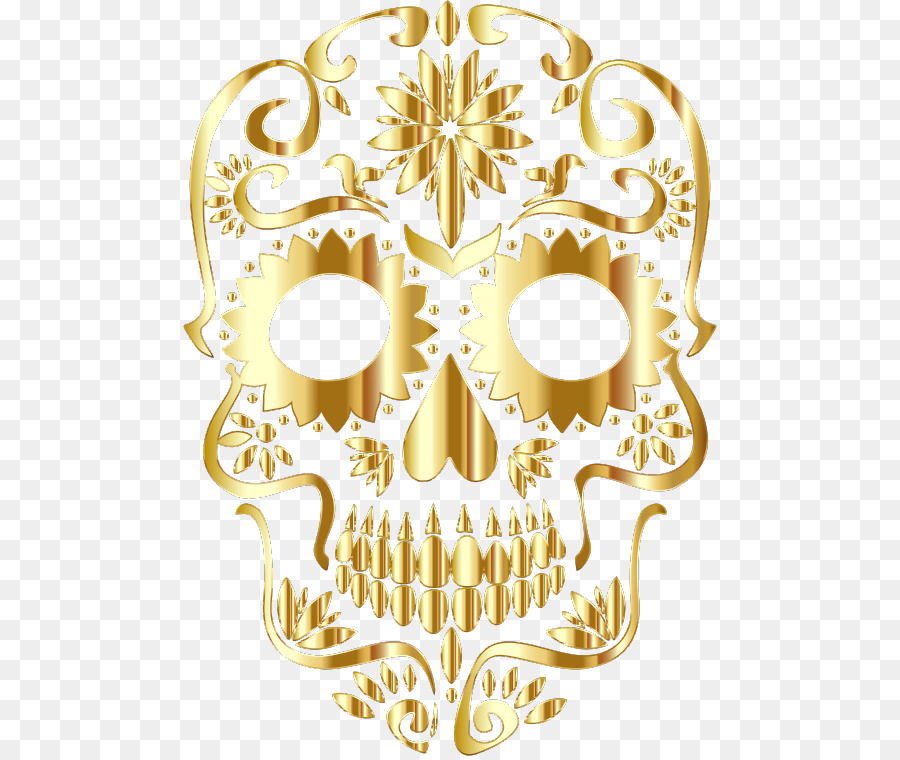La Calavera Catrina Skull Clip art - sugar skull png download - 534*756 - Free Transparent Calavera png Download.