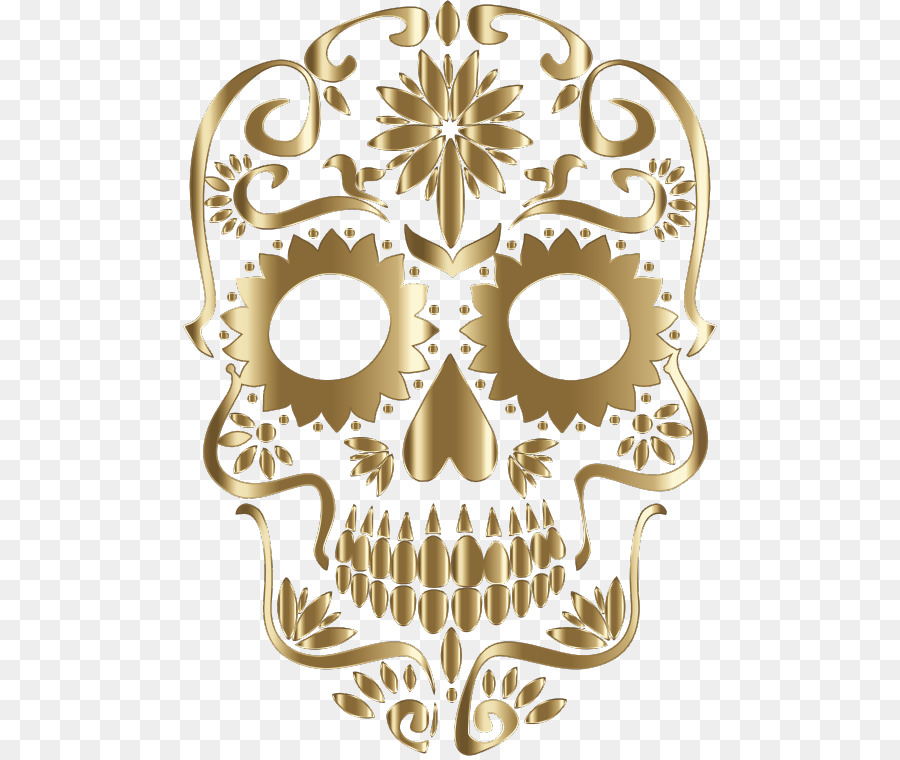 Calavera Skull art Day of the Dead Clip art - sugar skulls png download - 534*756 - Free Transparent Calavera png Download.