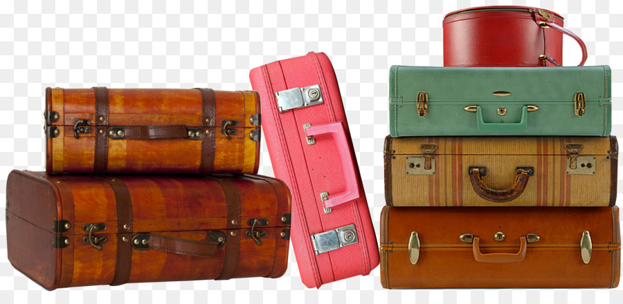 Suitcase Baggage Vintage clothing Trunk Travel - Suitcase png download - 4000*1923 - Free Transparent Suitcase png Download.