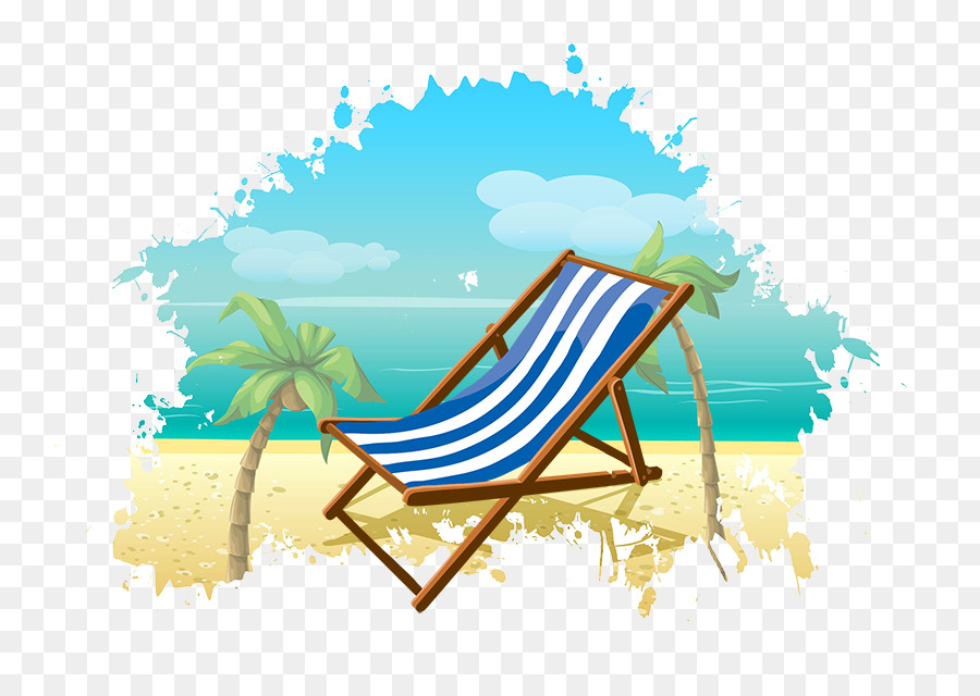 Beach Arecaceae Hotel Clip art - Summer beach elements png download - 800*623 - Free Transparent Summer Vacation Background png Download.
