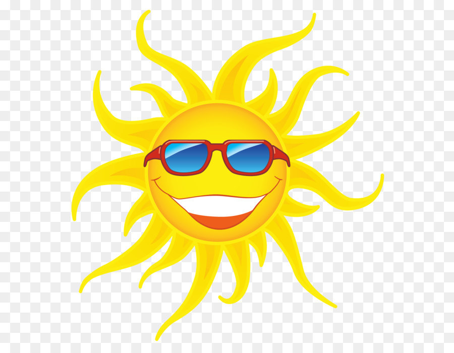 Clip art - Sun with Red Sunglasses Transparent PNG Picture png download - 1372*1457 - Free Transparent Sunglasses png Download.
