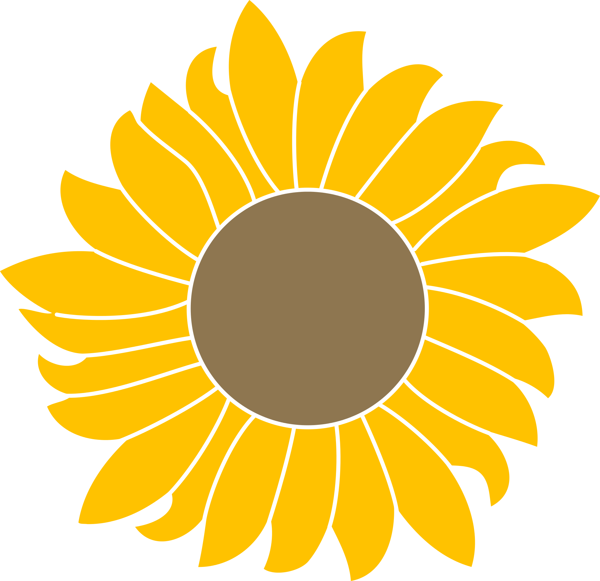 sunflower svg.