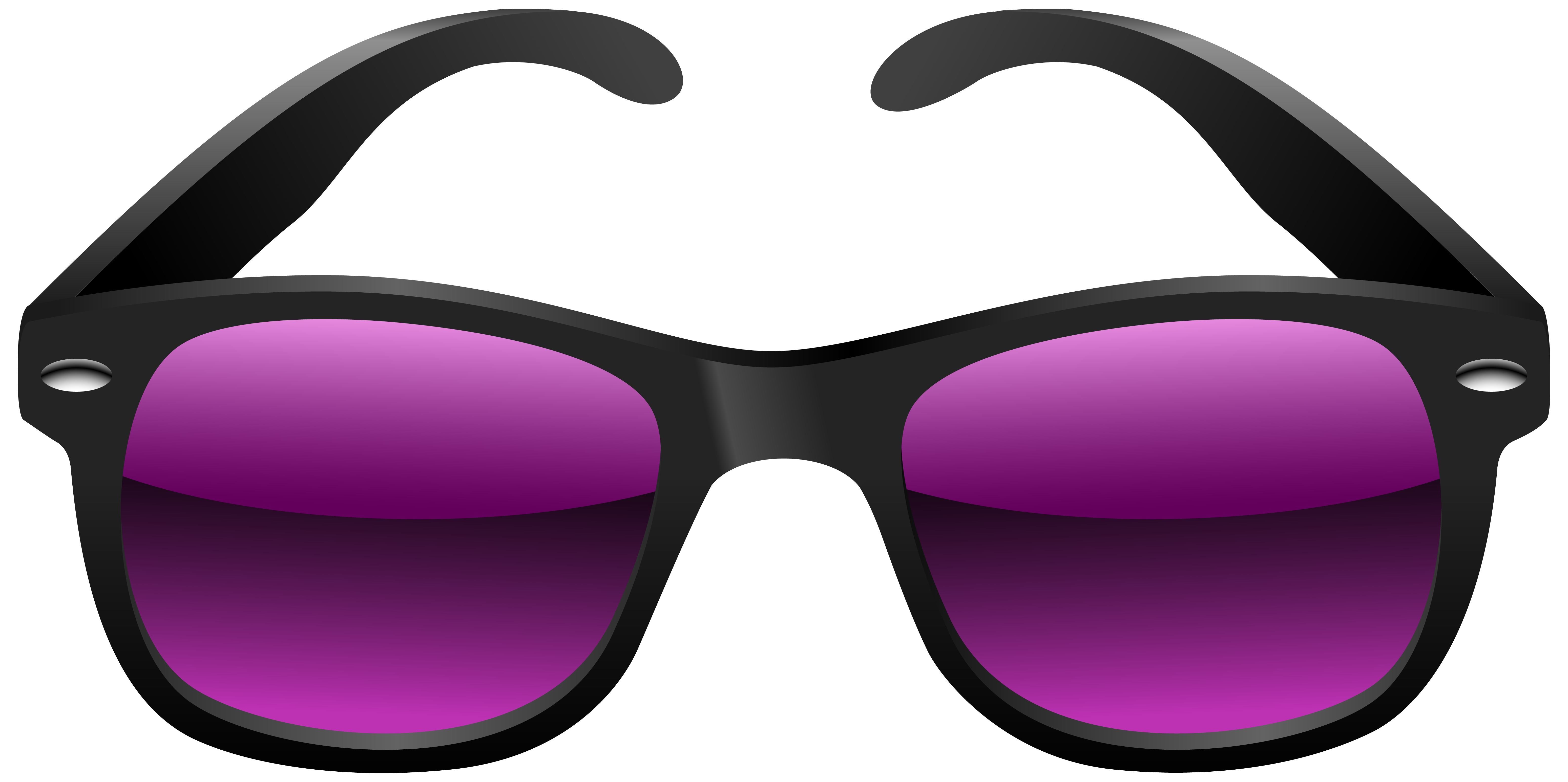Sunglasses Clip art - Black and Purple Sunglasses PNG Clipart Image png