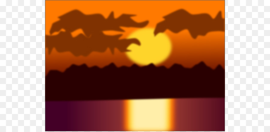 Sunset Dusk Clip art - Sunsets Cliparts png download - 600*438 - Free Transparent Sunset png Download.