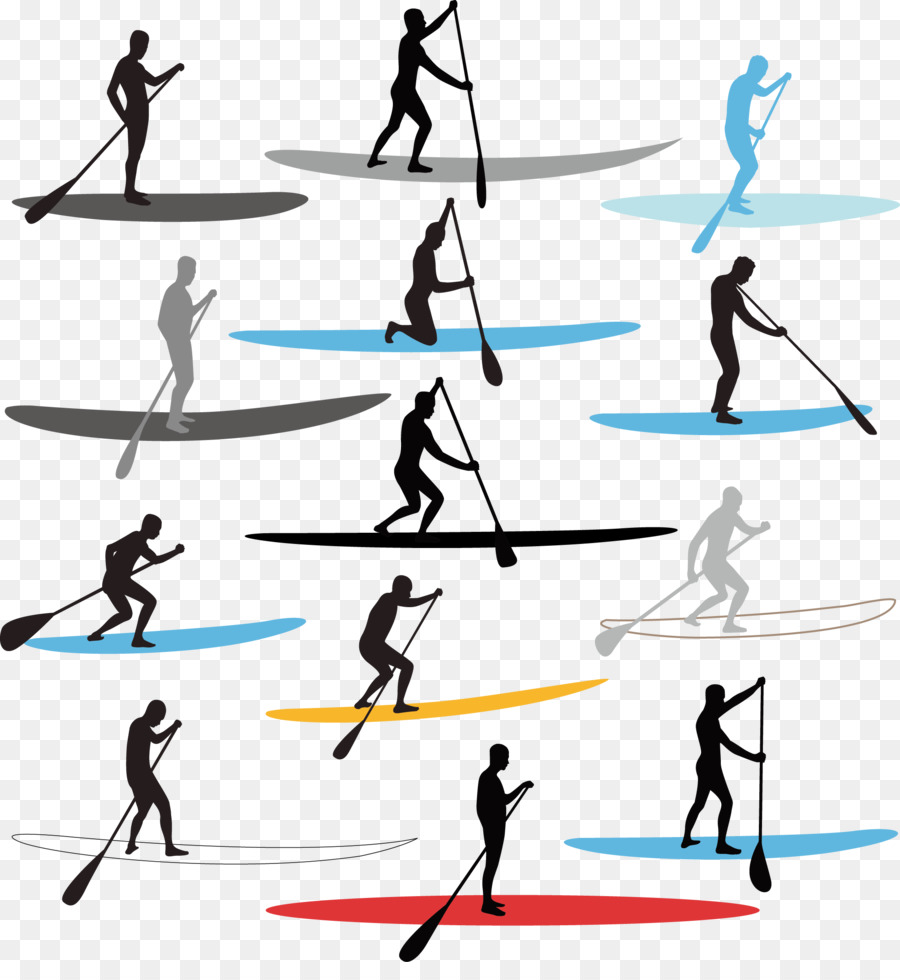 Standup paddleboarding Clip art - Vector boat race png download - 2009*2147 - Free Transparent Standup Paddleboarding png Download.