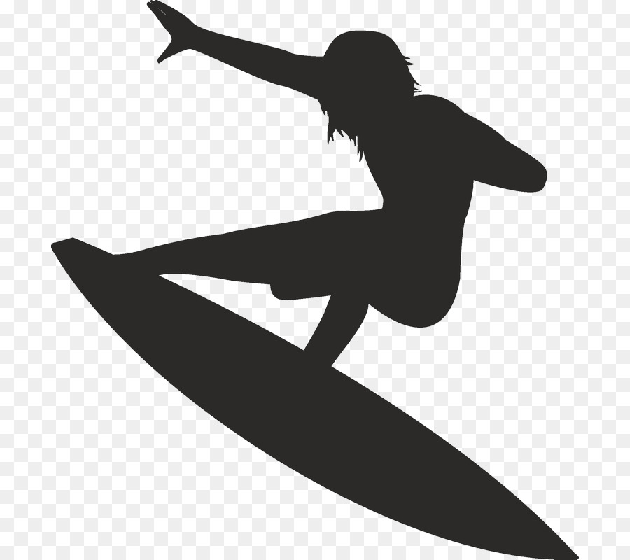 Silhouette Surfing Surfboard - Silhouette png download - 800*800 - Free Transparent Silhouette png Download.