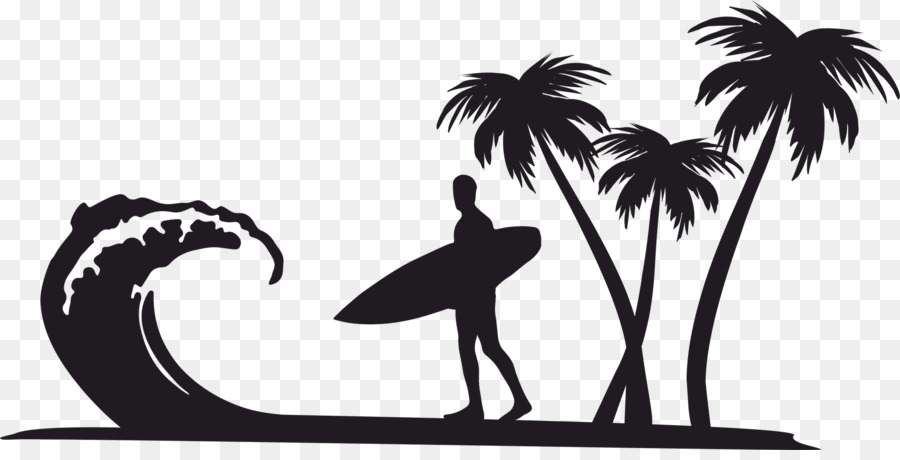 Clip art Openclipart Surfing Palm trees Desktop Wallpaper - surfing png download - 1920*960 - Free Transparent Surfing png Download.