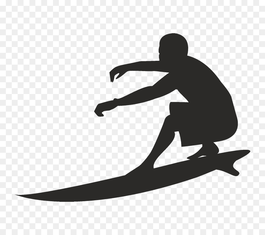 Clip art Surfing Silhouette Surfboard Euclidean vector - surfing png download - 800*800 - Free Transparent Surfing png Download.