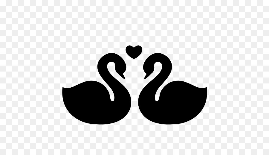 Black swan Computer Icons Clip art - heart-shaped silhouette png download - 512*512 - Free Transparent Black Swan png Download.