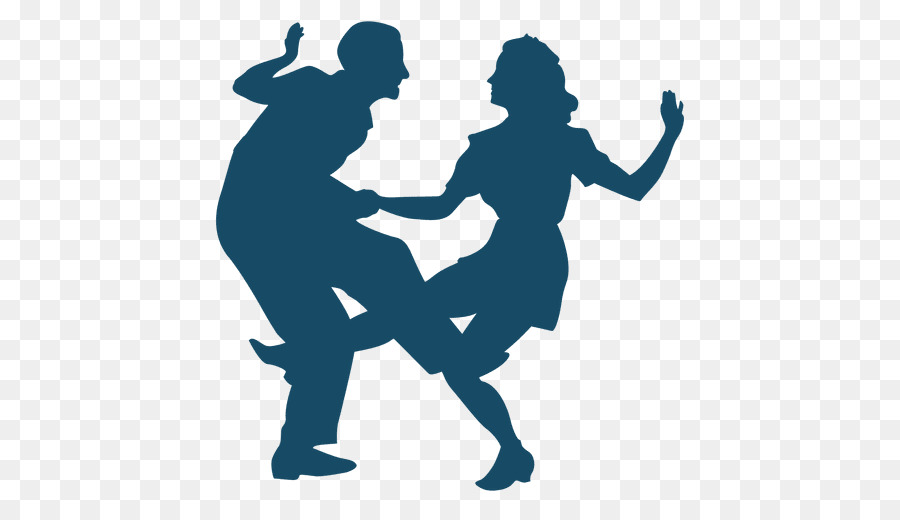 Silhouette Dance Swing Lindy Hop - Silhouette png download - 512*512 - Free Transparent Silhouette png Download.