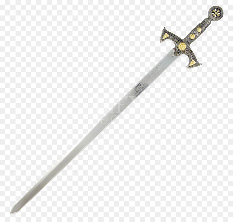 Crusades Sword Knights Templar Middle Ages - Knight Sword Transparent Background png download - 850*850 - Free Transparent Crusades png Download.