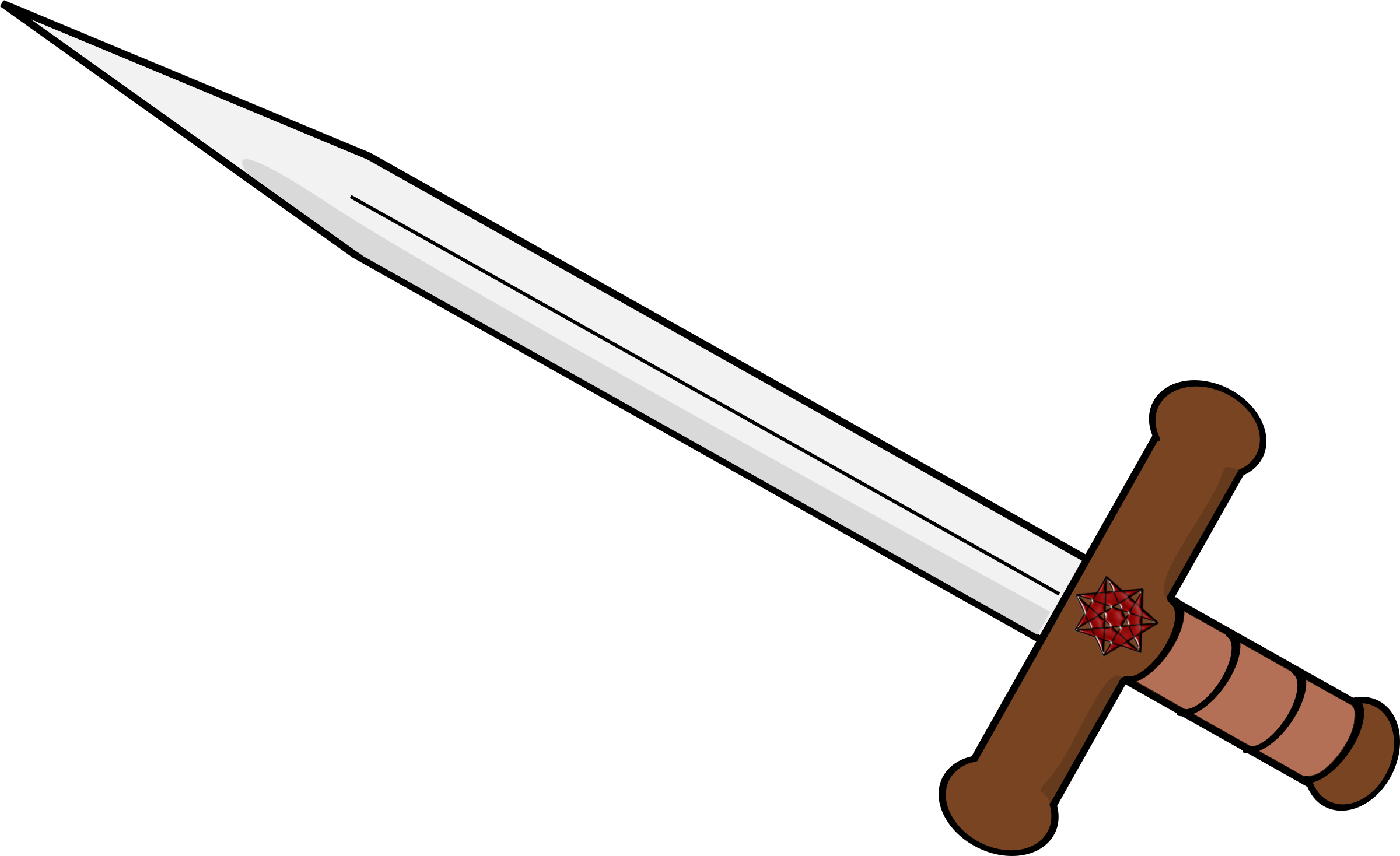 Sword Clip Art Swords Png Download 2400 1468 Free Transparent Sword Png Download Clip Art Library