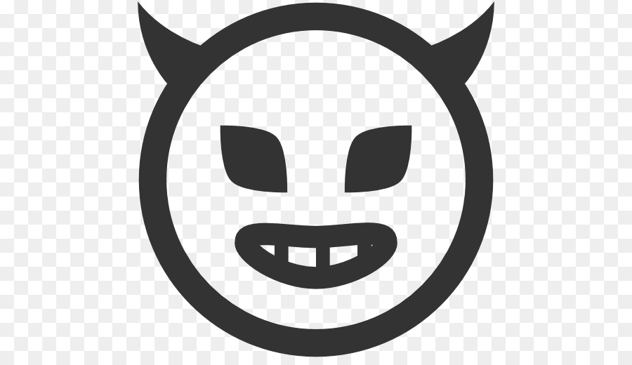 Emoticon Icon - Evil Transparent Background png download - 512*512 - Free Transparent Computer Icons png Download.
