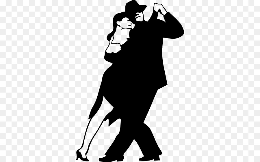 Latin dance Sticker Tango Street dance - Silhouette png download - 374*560 - Free Transparent Dance png Download.
