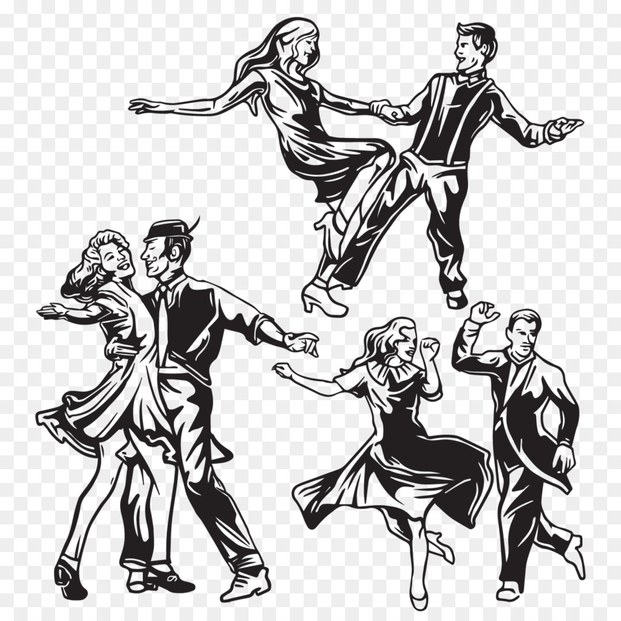 Silhouette Tap dance Drawing - Silhouette png download - 1400*1400 - Free Transparent Silhouette png Download.