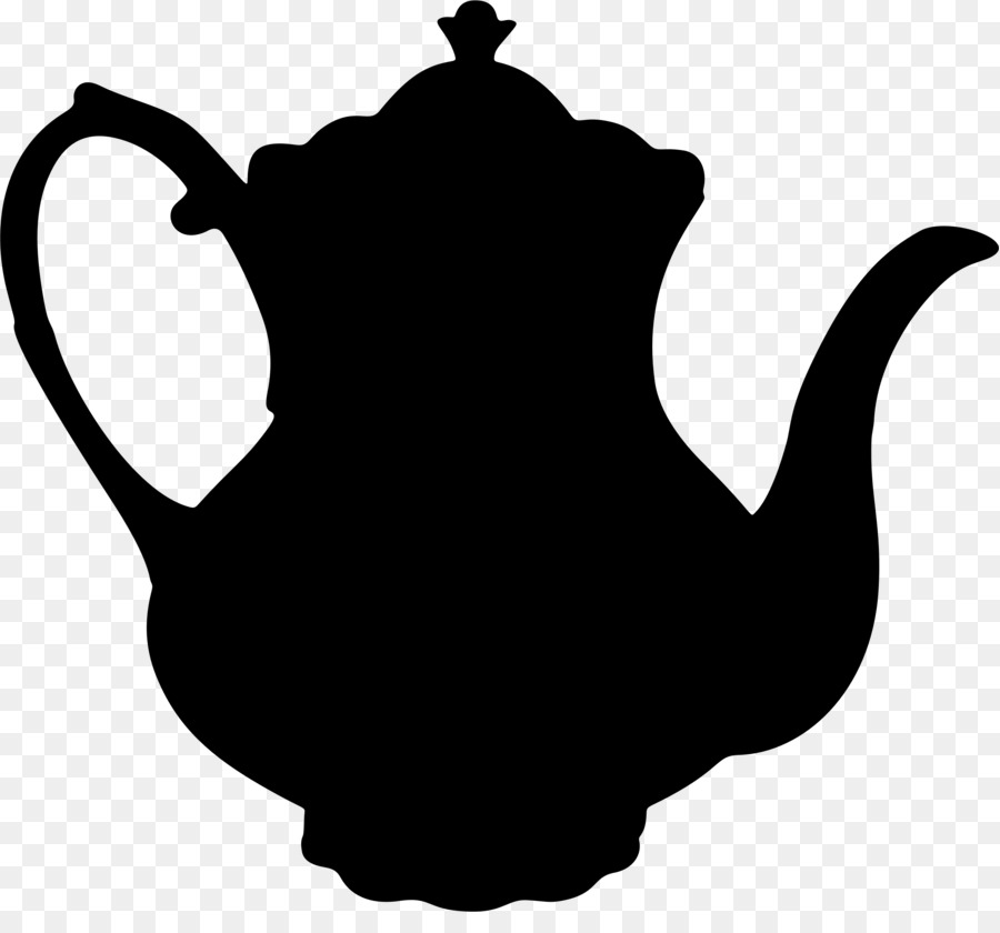 Teapot Teacup Silhouette - teapot png download - 2338*2134 - Free Transparent Tea png Download.