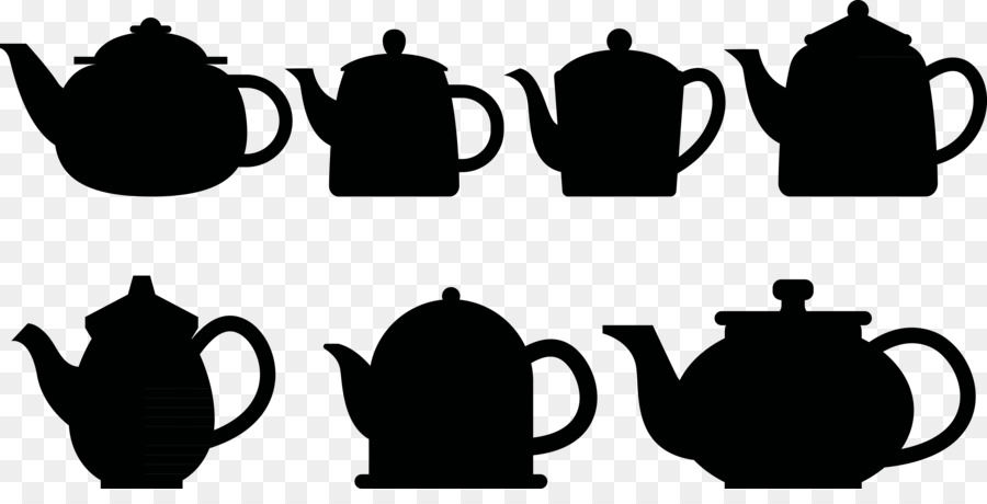 Coffee Teapot Silhouette - Drink coffee and drink water png download - 5200*2577 - Free Transparent Coffee png Download.