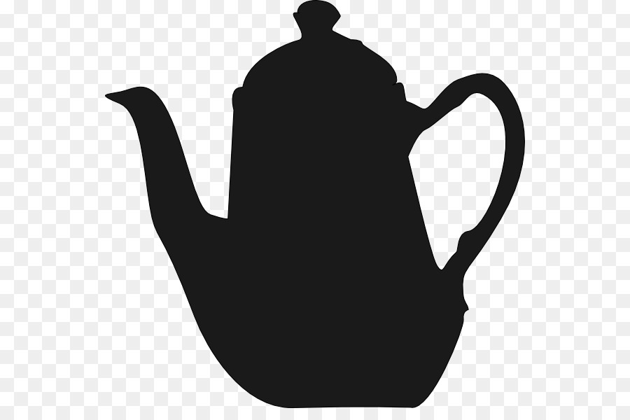 Teapot Clip art - Teapot Silhouette png download - 600*583 - Free Transparent Tea png Download.