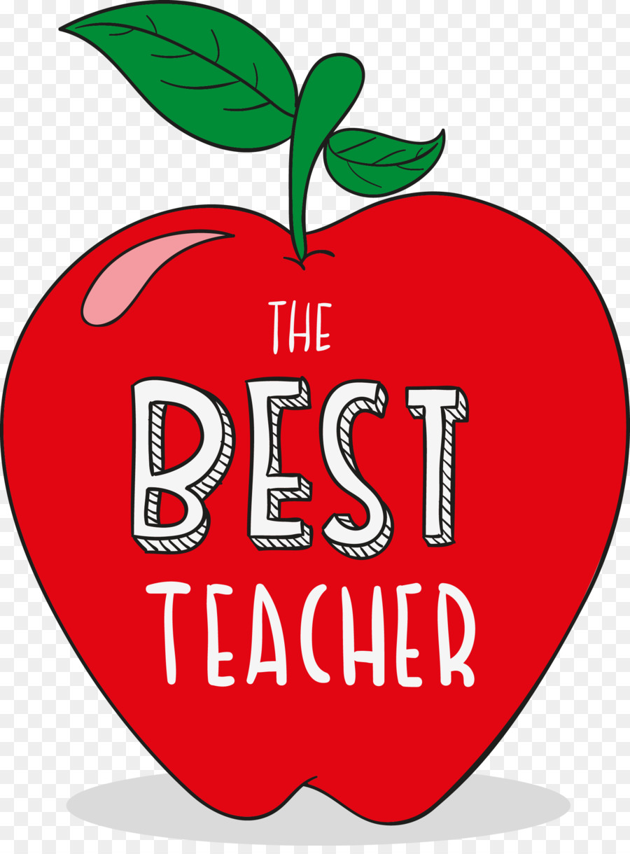 Teachers Day Student Apple Clip art - Vector red apple png download - 1837*2466 - Free Transparent Teacher png Download.
