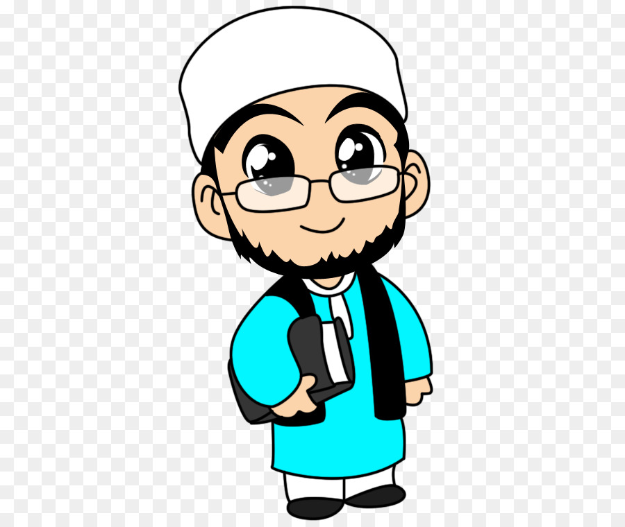 Muslim Teacher Islam Cartoon Hijab - teacher png download - 420*760 - Free Transparent  png Download.