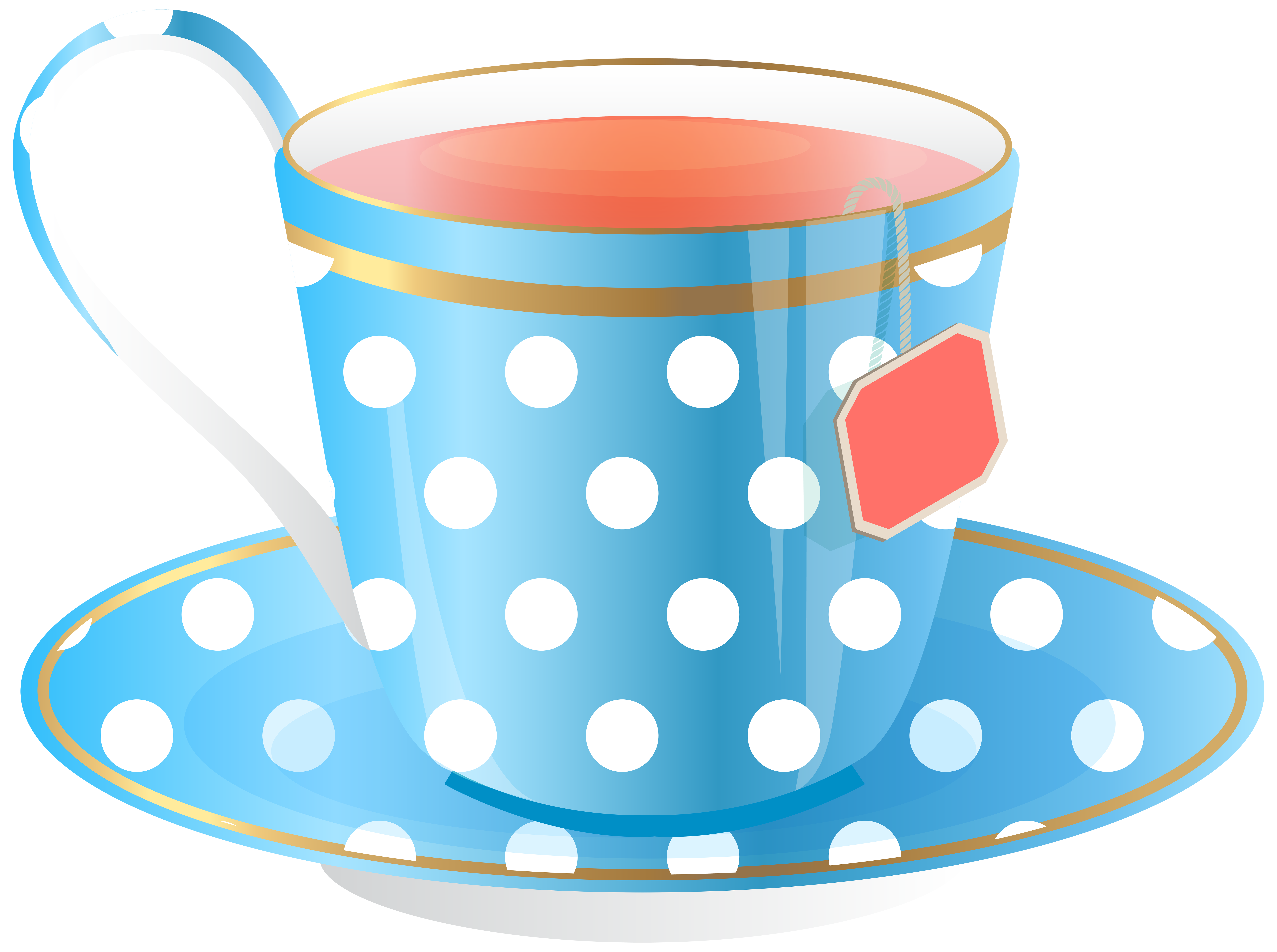 Teacup Clip art - Blue Tea Cup PNG Transparent Clip Art Image png