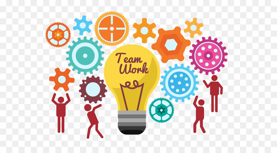 Teamwork - Start the team to work together light bulb ideas png download - 700*490 - Free Transparent Teamwork png Download.