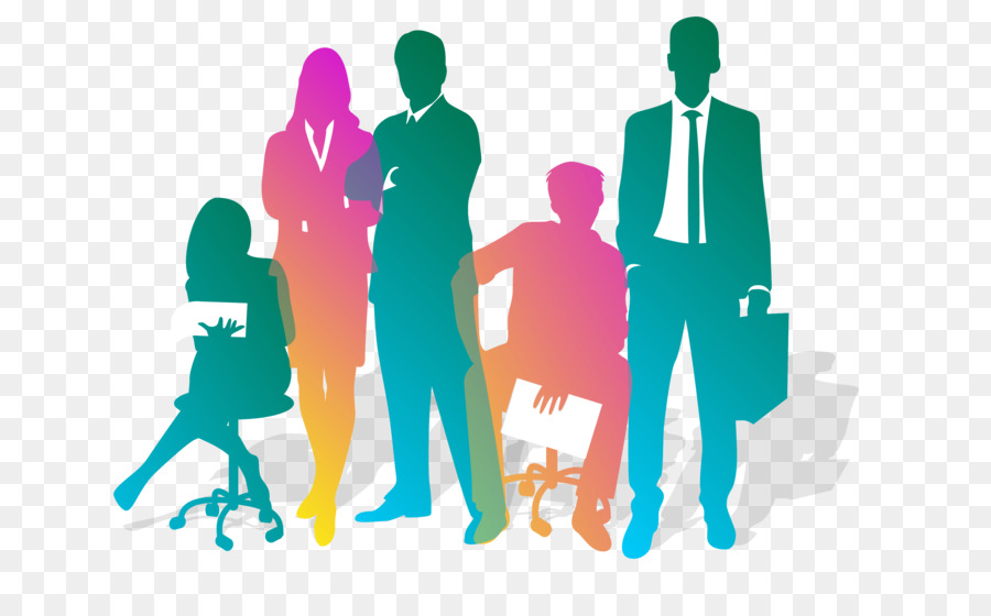 Business Teamwork Silhouette - Team silhouette figures png download - 4219*2608 - Free Transparent Business png Download.