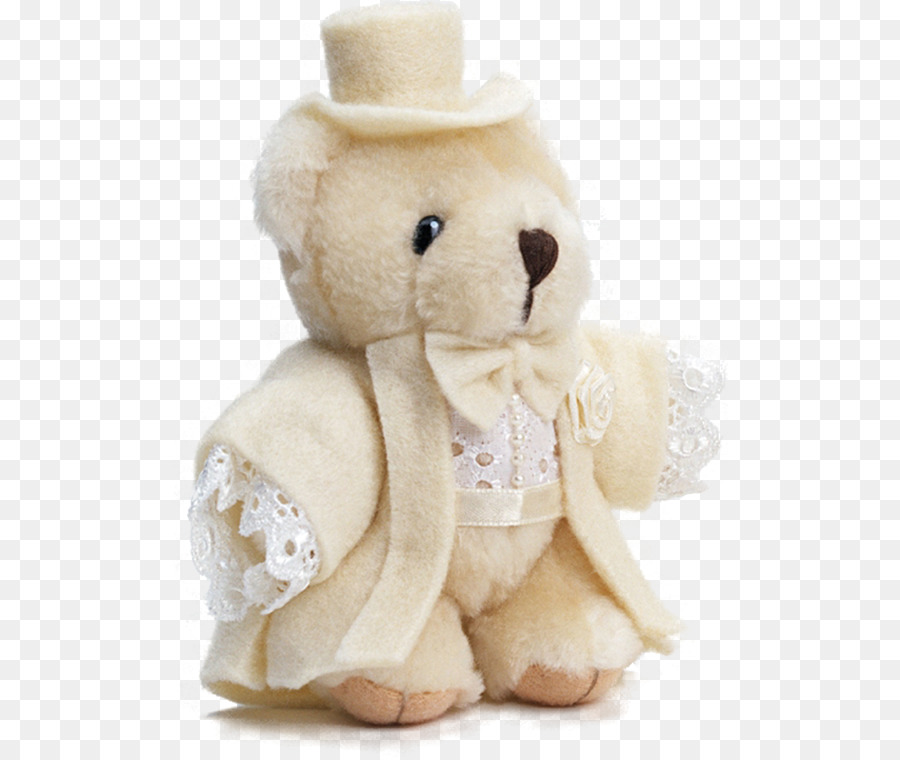 Wedding anniversary Marriage Husband - White stuffed bear png download - 557*758 - Free Transparent  png Download.