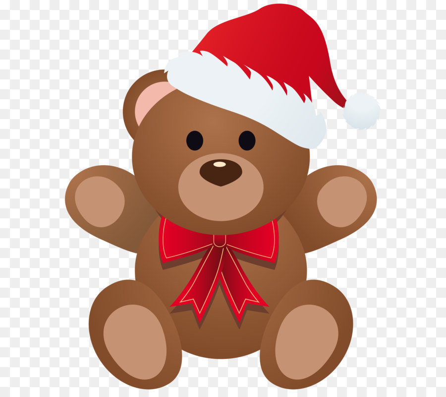 Rudolph Bear Santa Claus Christmas - Christmas Teddy PNG Clipart Image png download - 4105*5000 - Free Transparent  png Download.