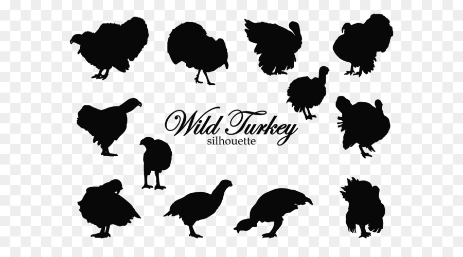 Black turkey Silhouette Rooster Clip art - thanksgiving vector png download - 700*490 - Free Transparent Turkey png Download.