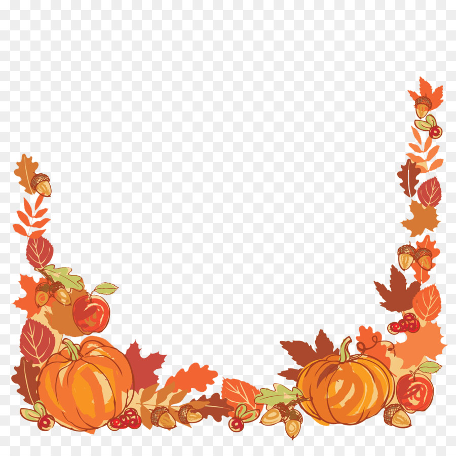 Thanksgiving Autumn leaf color Clip art - Painted pumpkin png download - 1000*1000 - Free Transparent Thanksgiving png Download.