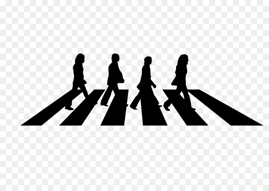 Abbey Road The Beatles Silhouette Decal Wallpaper - Silhouette png download - 1000*700 - Free Transparent Abbey Road png Download.
