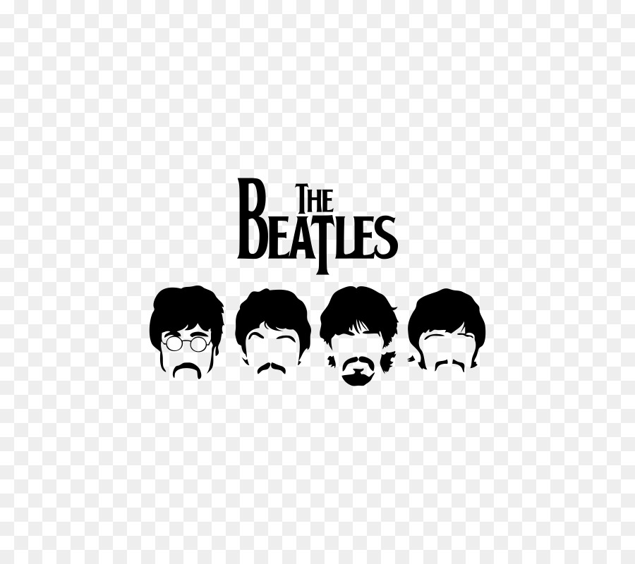 The Beatles Stencil Poster Wallpaper - Silhouette png download - 800*800 - Free Transparent  png Download.
