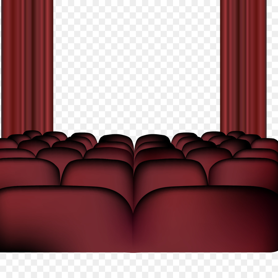 Theatre Cinema Seat - Luxury theater seat vector material png download - 1500*1500 - Free Transparent Theatre png Download.