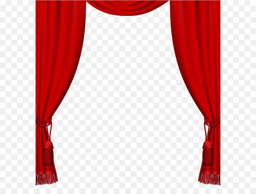 Theater drapes and stage curtains - Transparent Red Curtains with Tassels PNG Clipart png download - 5000*5087 - Free Transparent Curtain png Download.
