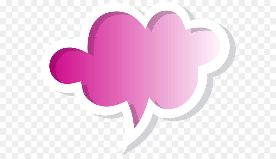 Speech balloon Clip art - Speech Bubble Cloud Pink PNG Clip Art Image png download - 6189*4881 - Free Transparent Speech Balloon png Download.