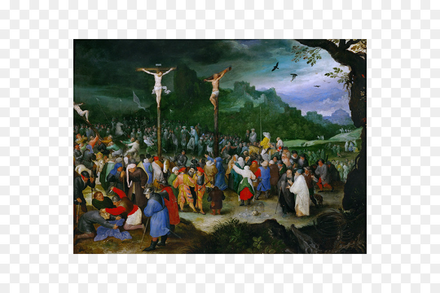 The Three Crosses Crucifixion of Jesus Painting Raising of the Cross - painting png download - 600*600 - Free Transparent Three Crosses png Download.