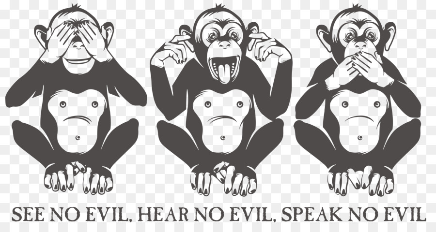 Three wise monkeys Royalty-free - Wise Man png download - 7920*4050 - Free Transparent Three Wise Monkeys png Download.