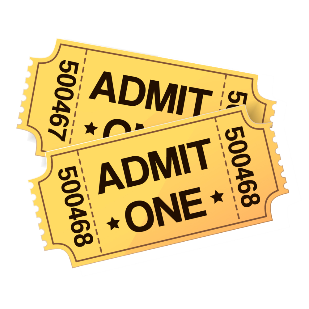 Cinema Ticket Film Clip art tickets png download 1000*1000 Free