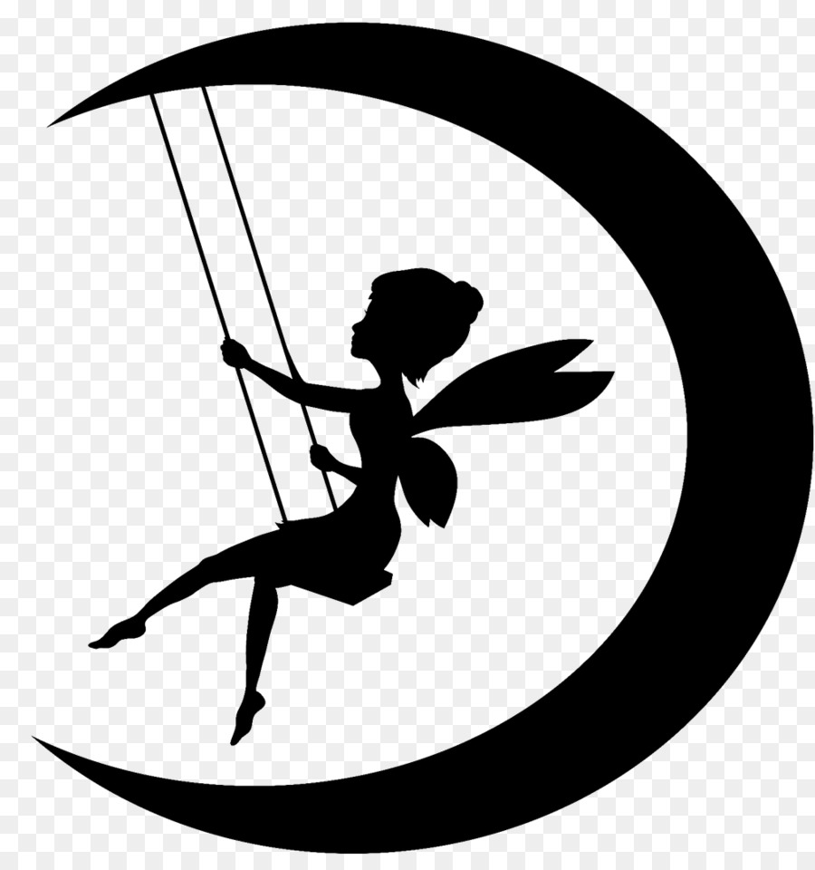 Tinker Bell Fairy Moon Silhouette Clip art - Park Choa png download - 1006*1063 - Free Transparent Tinker Bell png Download.