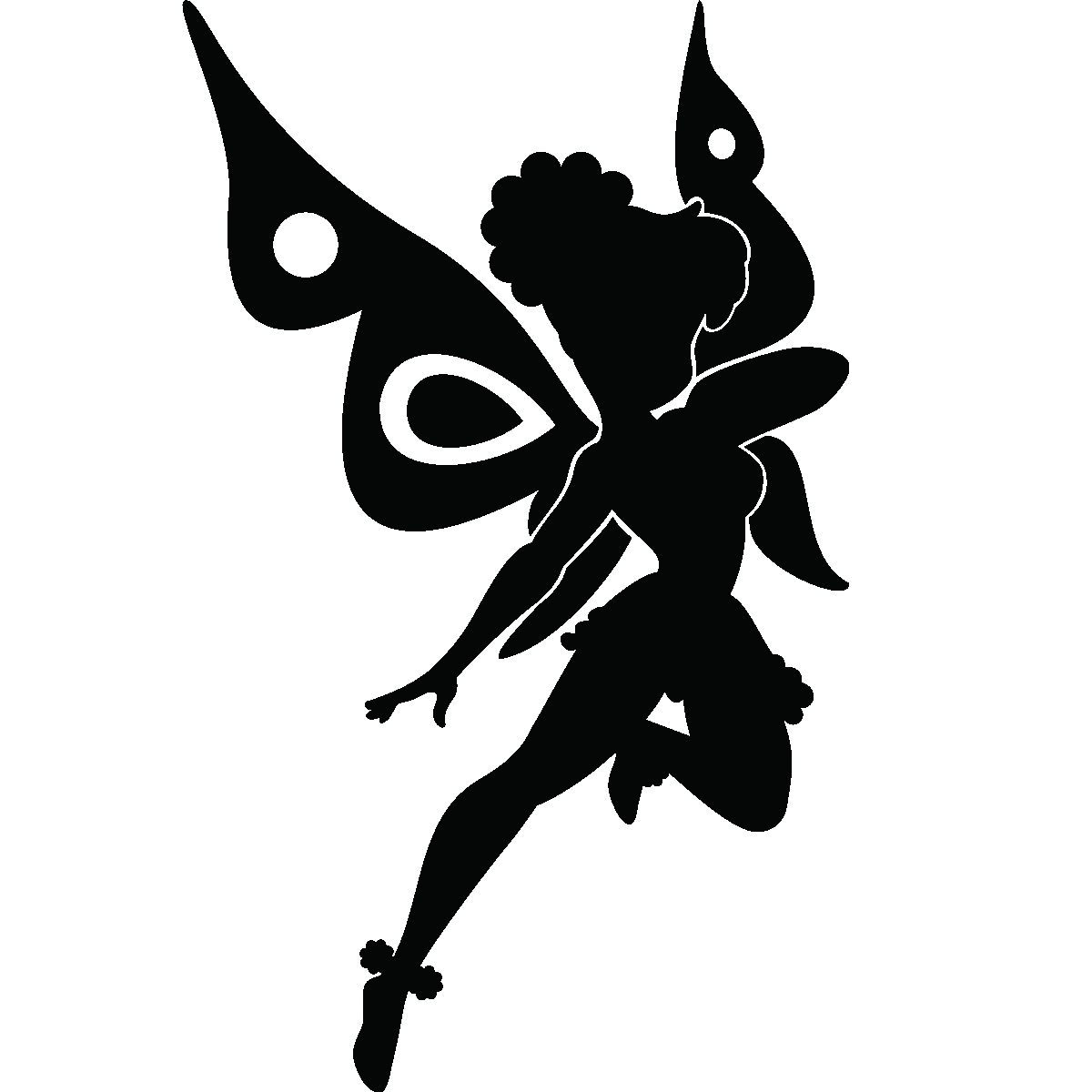 Tinker Bell Fairy Sticker Drawing Silhouette arboles png download